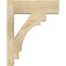 Ekena Millwork Merced Block Rough Sawn Outlooker, Douglas Fir, 6"W x 16"D x 20"H OUT06X16X20MRC05RDF - alternate 2